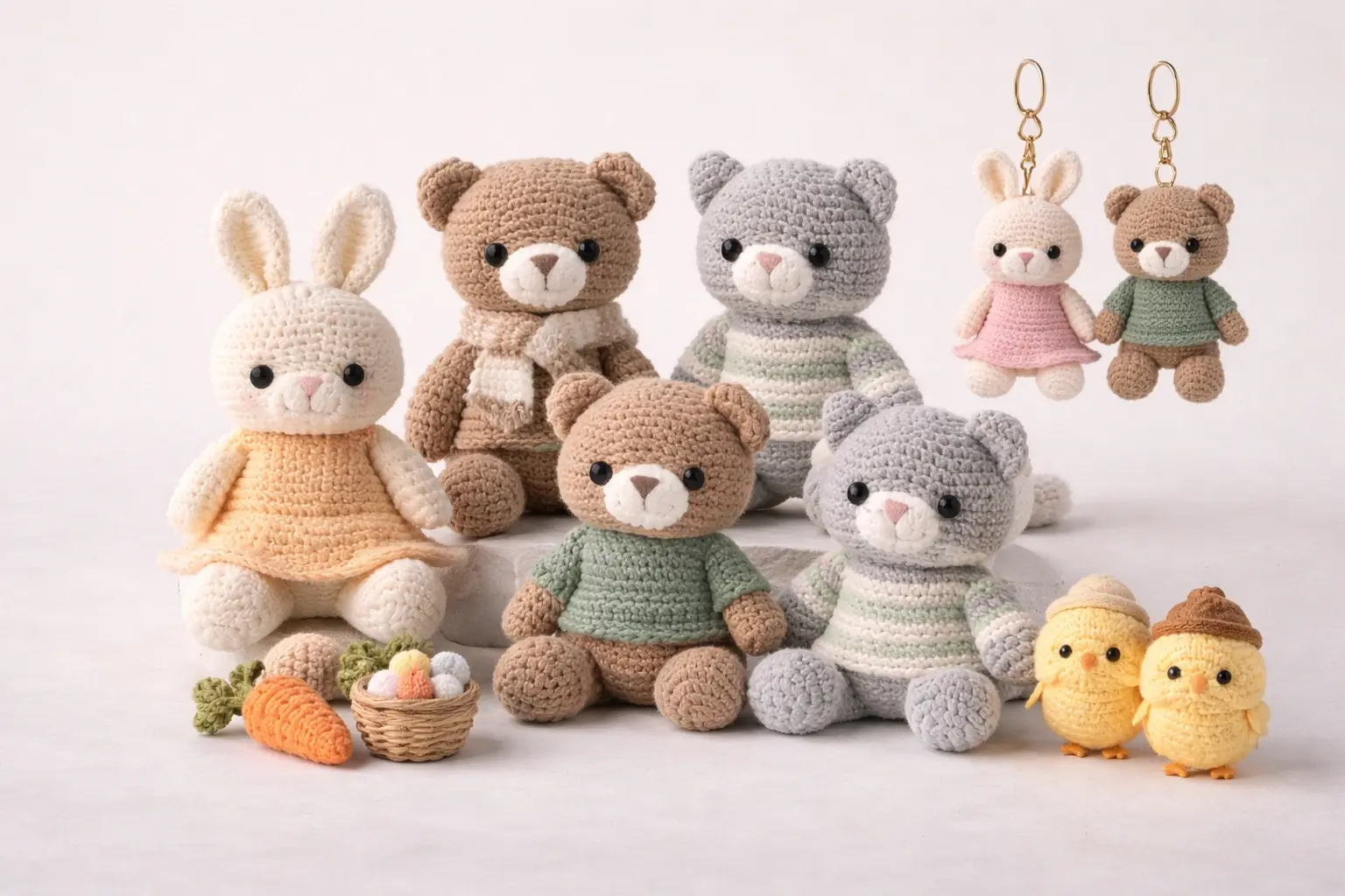 Consistent crochet product collection for brand owners