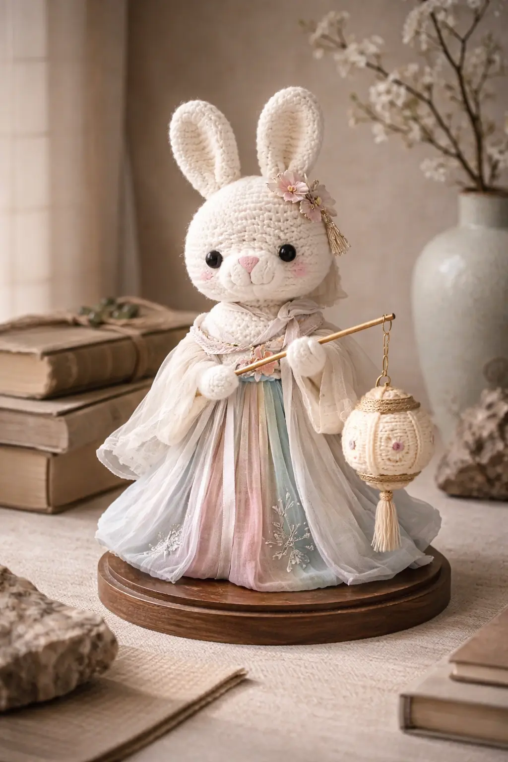 Museum and cultural collectible crochet merchandise with premium finish