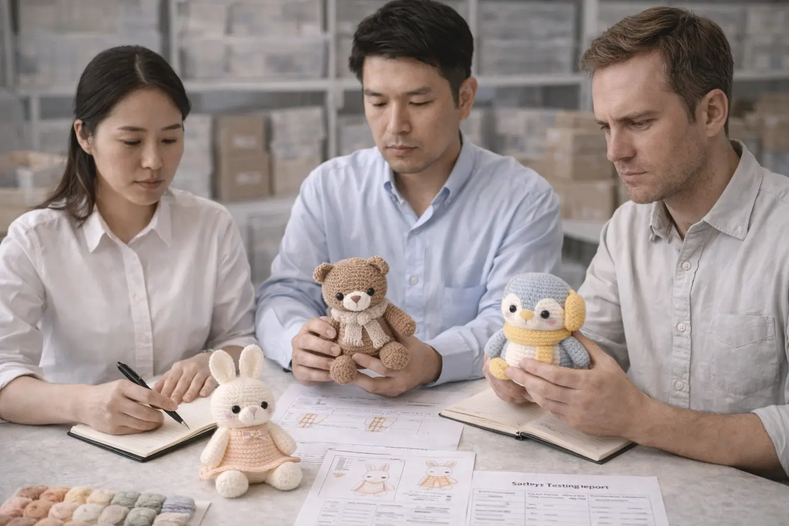 OEM and ODM project discussion with product samples and development planning