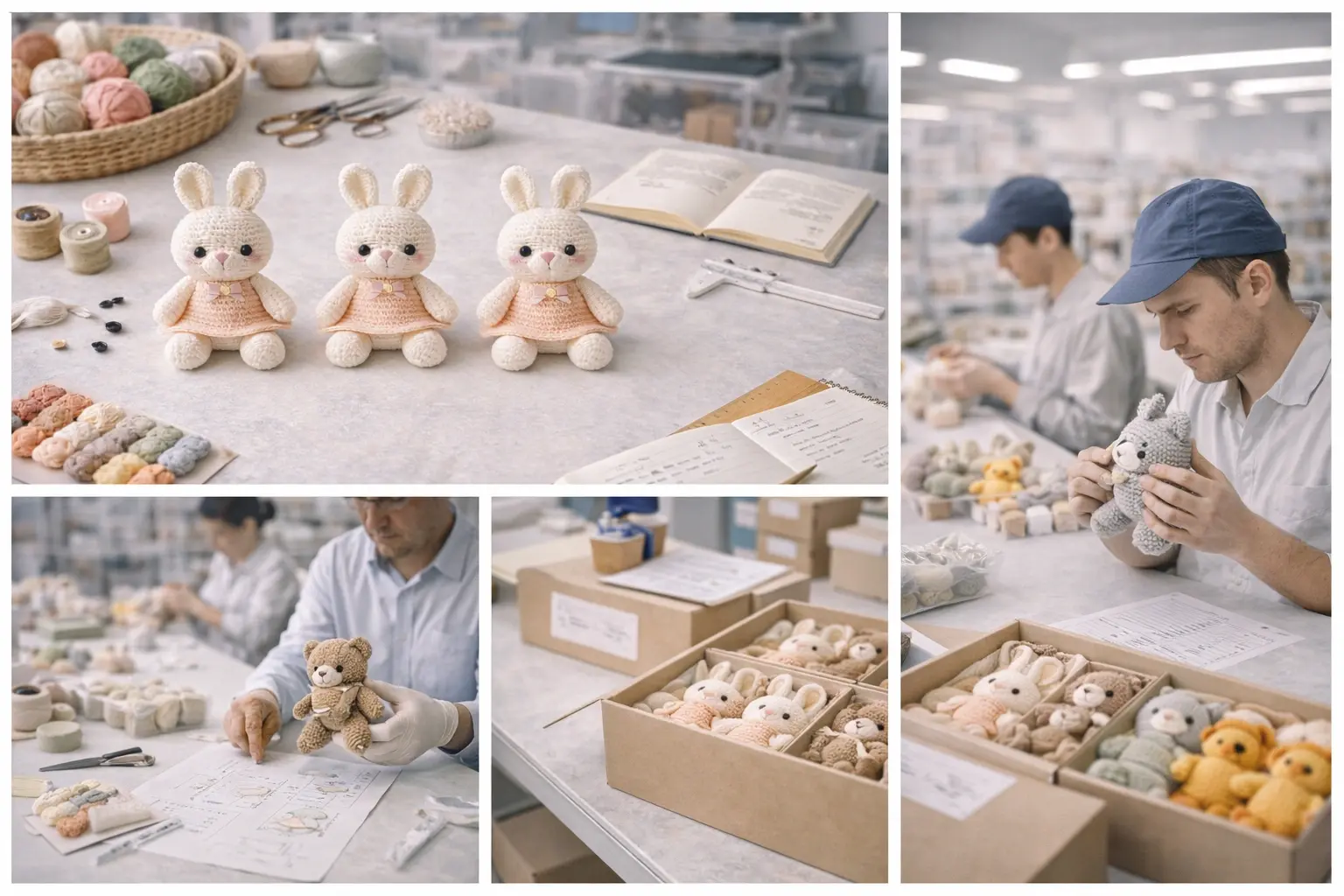 Crochet OEM manufacturing process overview from sample development to shipment