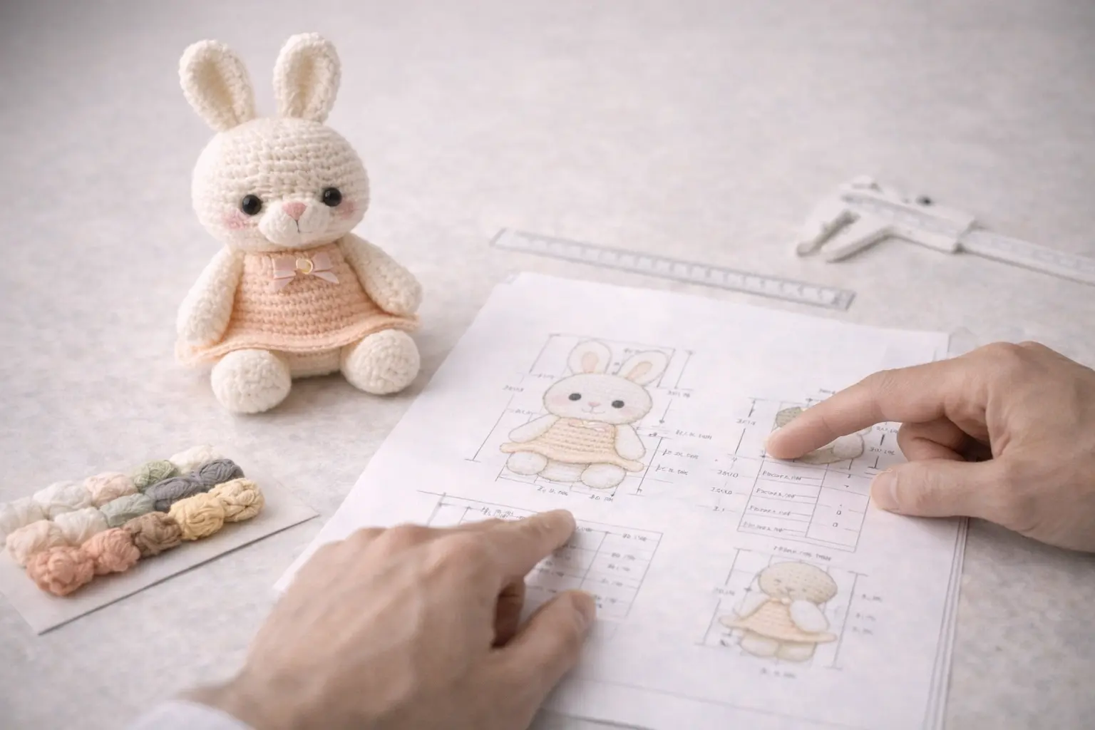 Technical drawing and approved sample comparison for OEM production