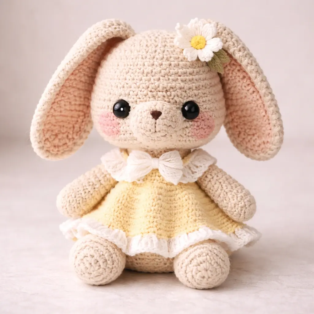 Premium crochet toy sample with production-ready finishing