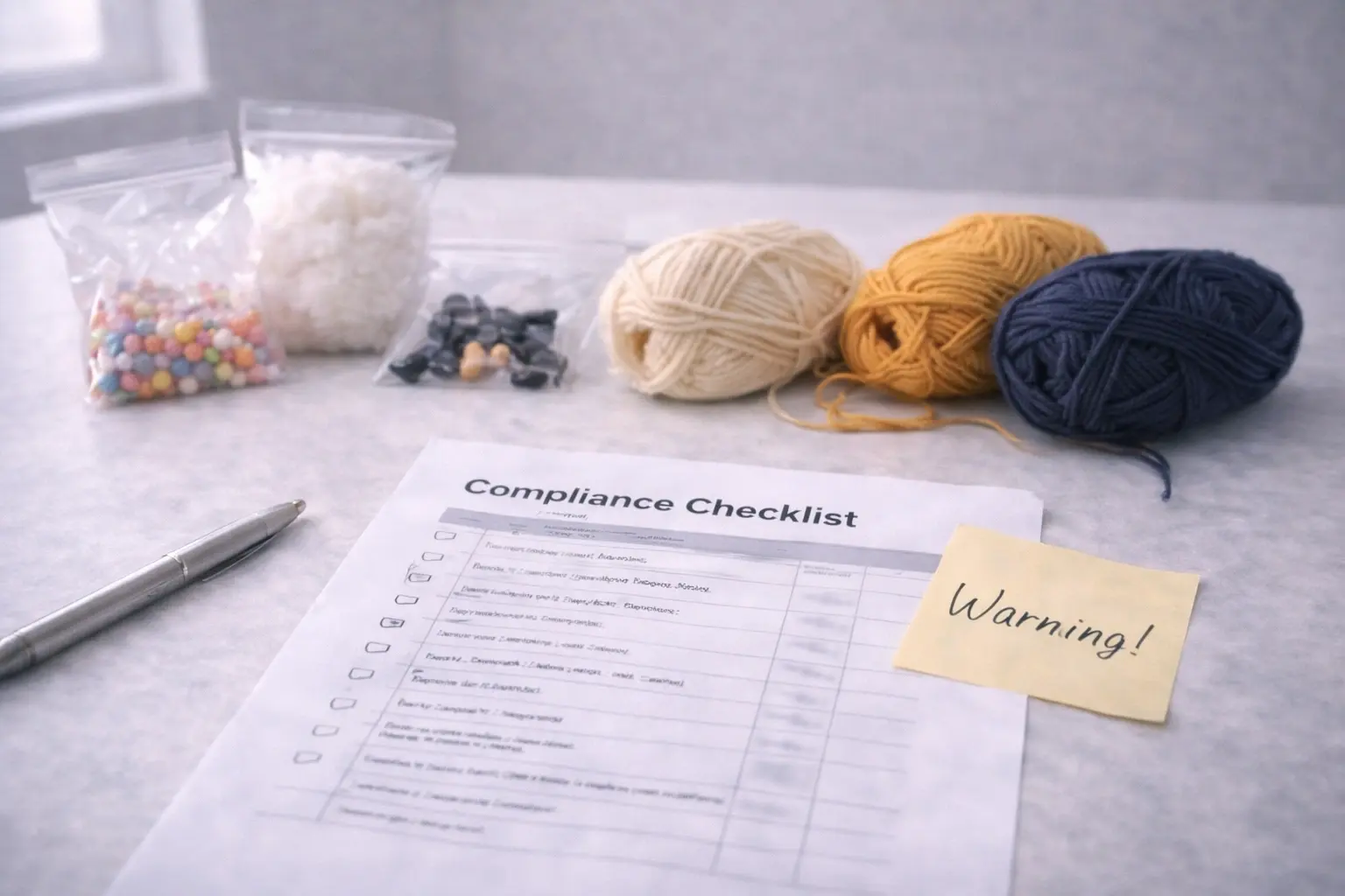 Common compliance mistakes in handmade manufacturing projects including materials and labeling