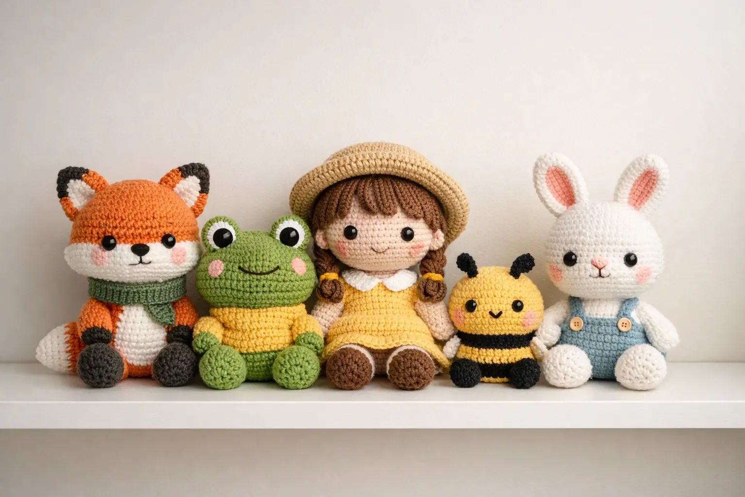 IP character amigurumi collection with consistent craftsmanship