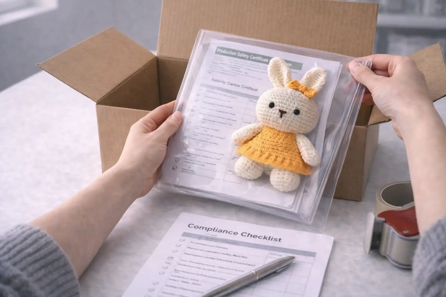 Testing sample preparation, documentation workflow, and shipping checklist