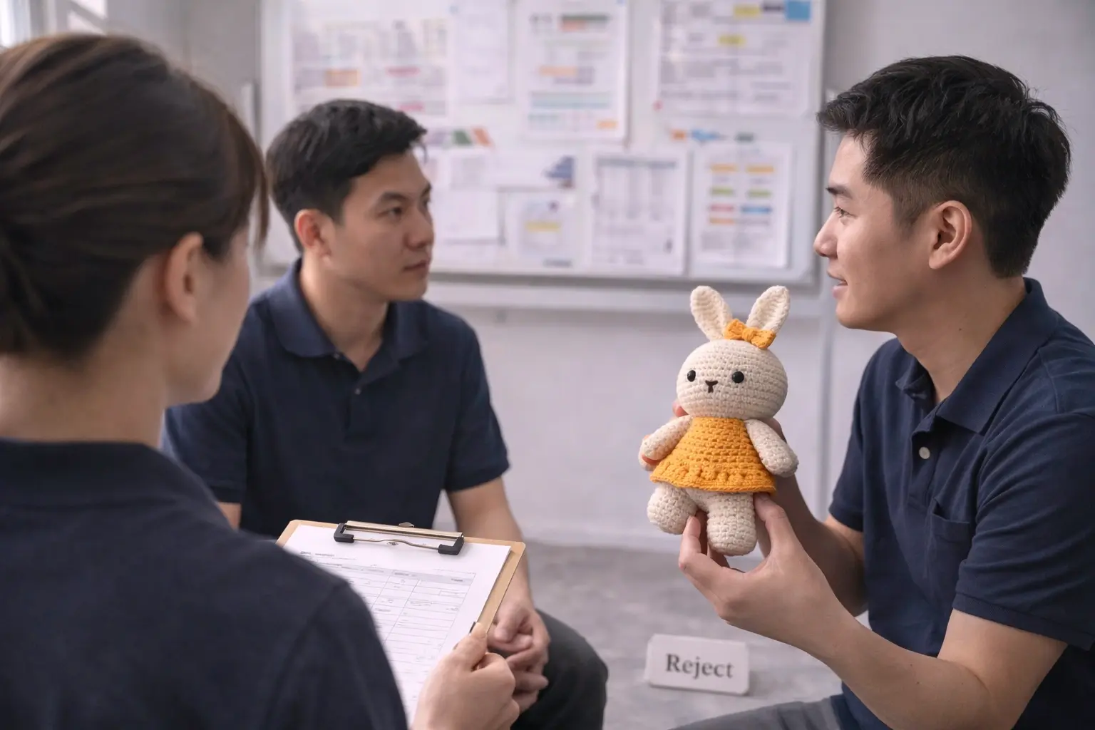 Continuous improvement meeting for quality control