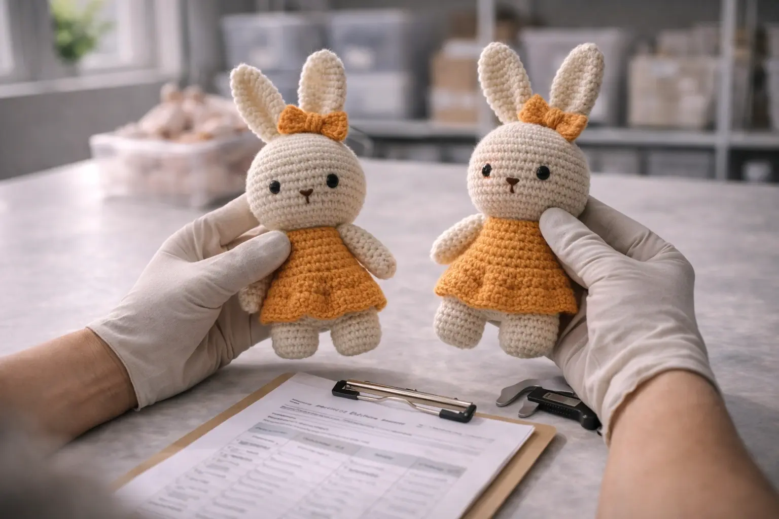 Quality control inspection for handmade products